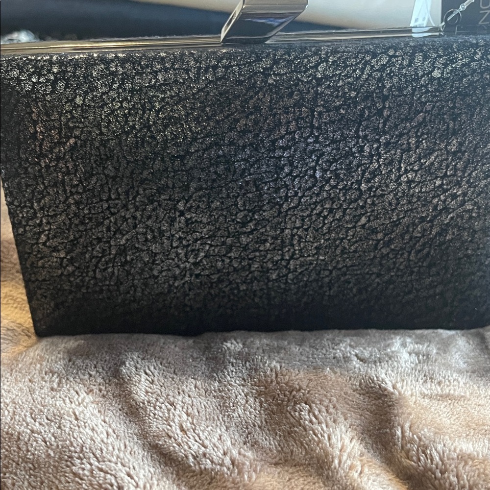 Sondra Roberts Silver Clutch